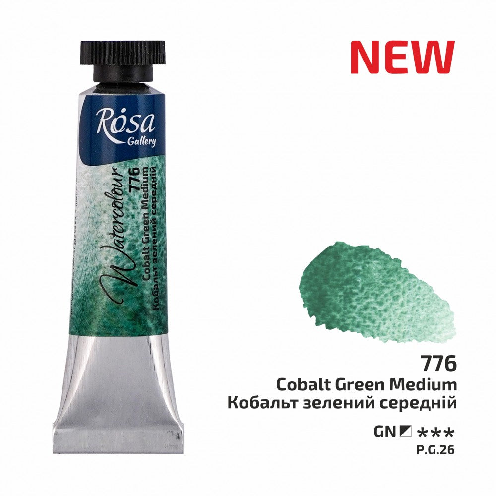 Rosa Gallery Fine Watercolours 10ml Cobalt Green Medium 776