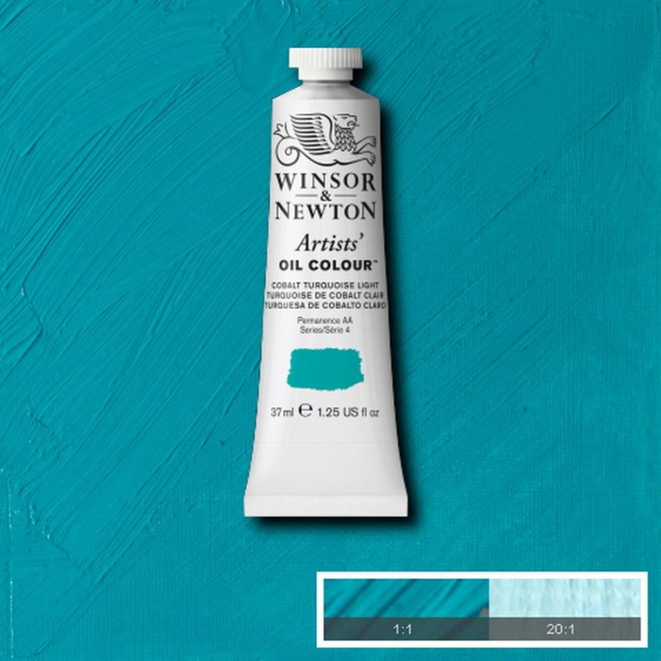 Winsor & Newton Artist Oil Paint Cobalt Turquoise Light