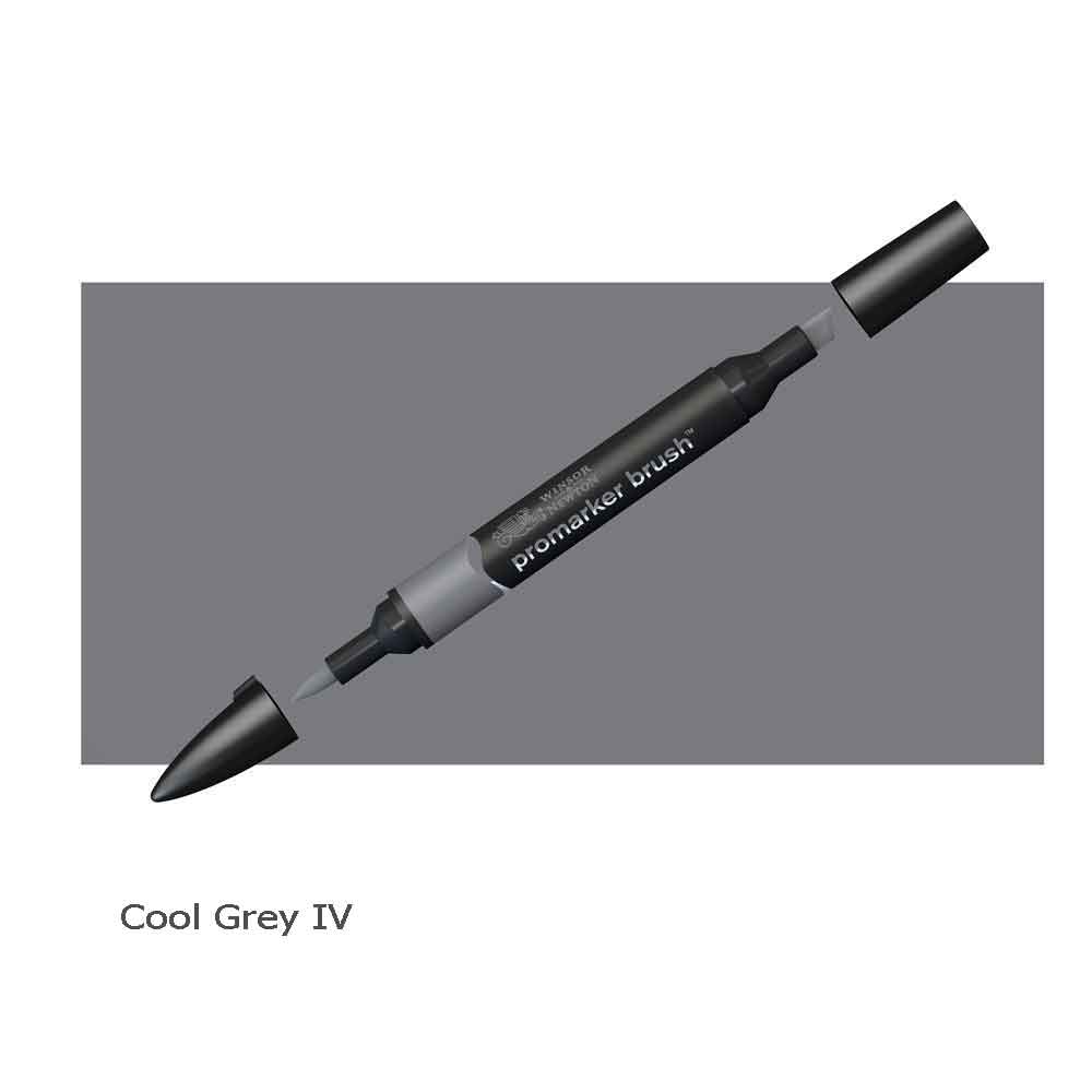Winsor & Newton Pro Marker Brush Pen Cool Grey IV