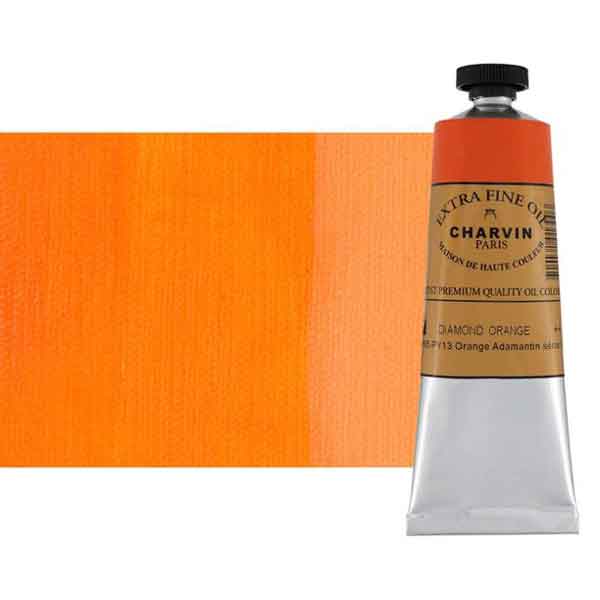 Charvin Extra Fine Artist OIl Paint Diamond Orange