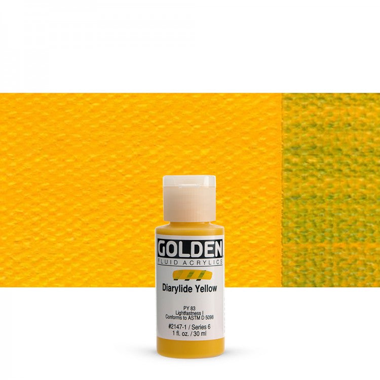 Golden Fluid Acrylics Diarylide Yellow