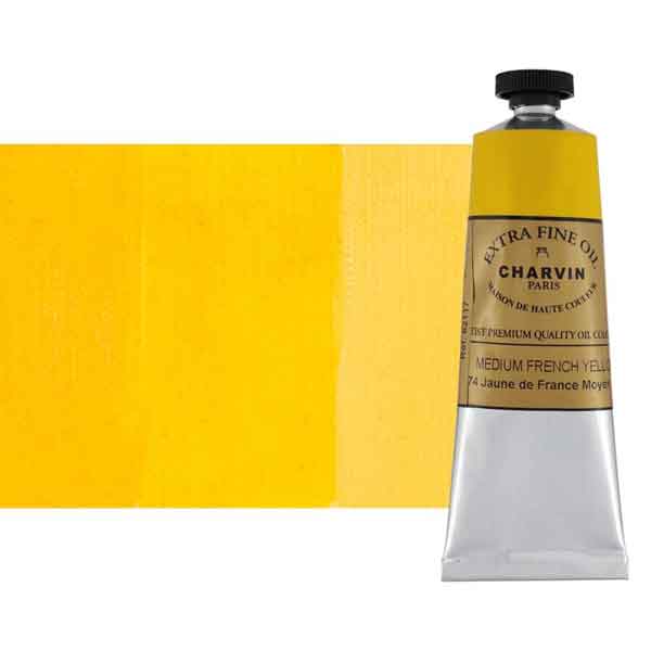 Charvin Extra Fine Artist OIl Paint Medium French Yellow