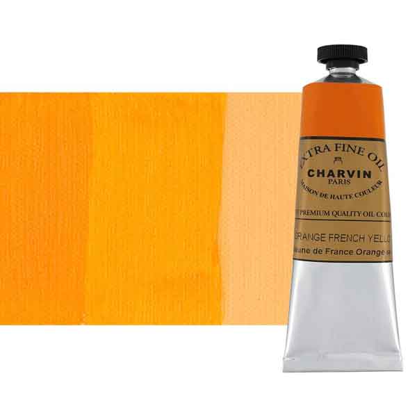 Charvin Extra Fine Artist OIl Paint Orange French Yellow