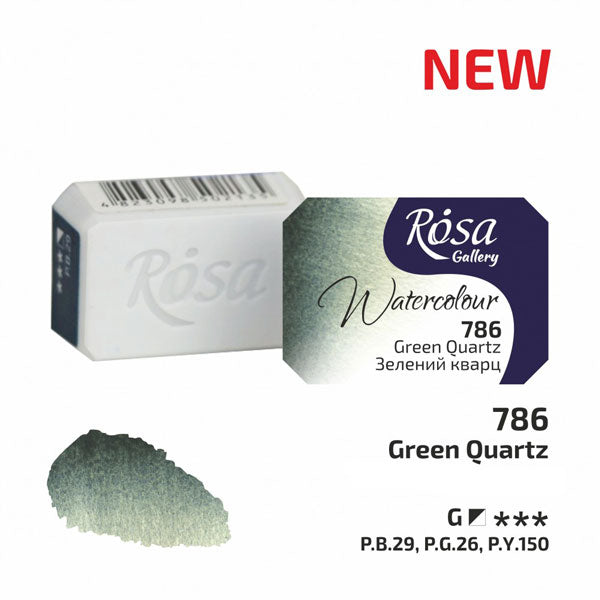 Rosa Gallery Fine Watercolours Full Pan Green Quartz 786