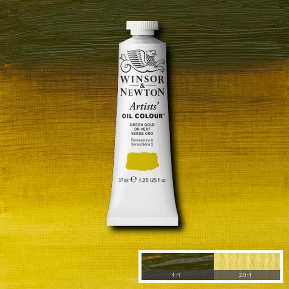 Winsor & Newton Artist Oil Paint Green Gold