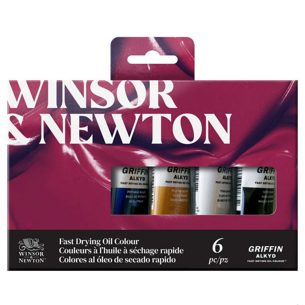 Winsor & Newton Griffin Alkyd oil paints set of 6