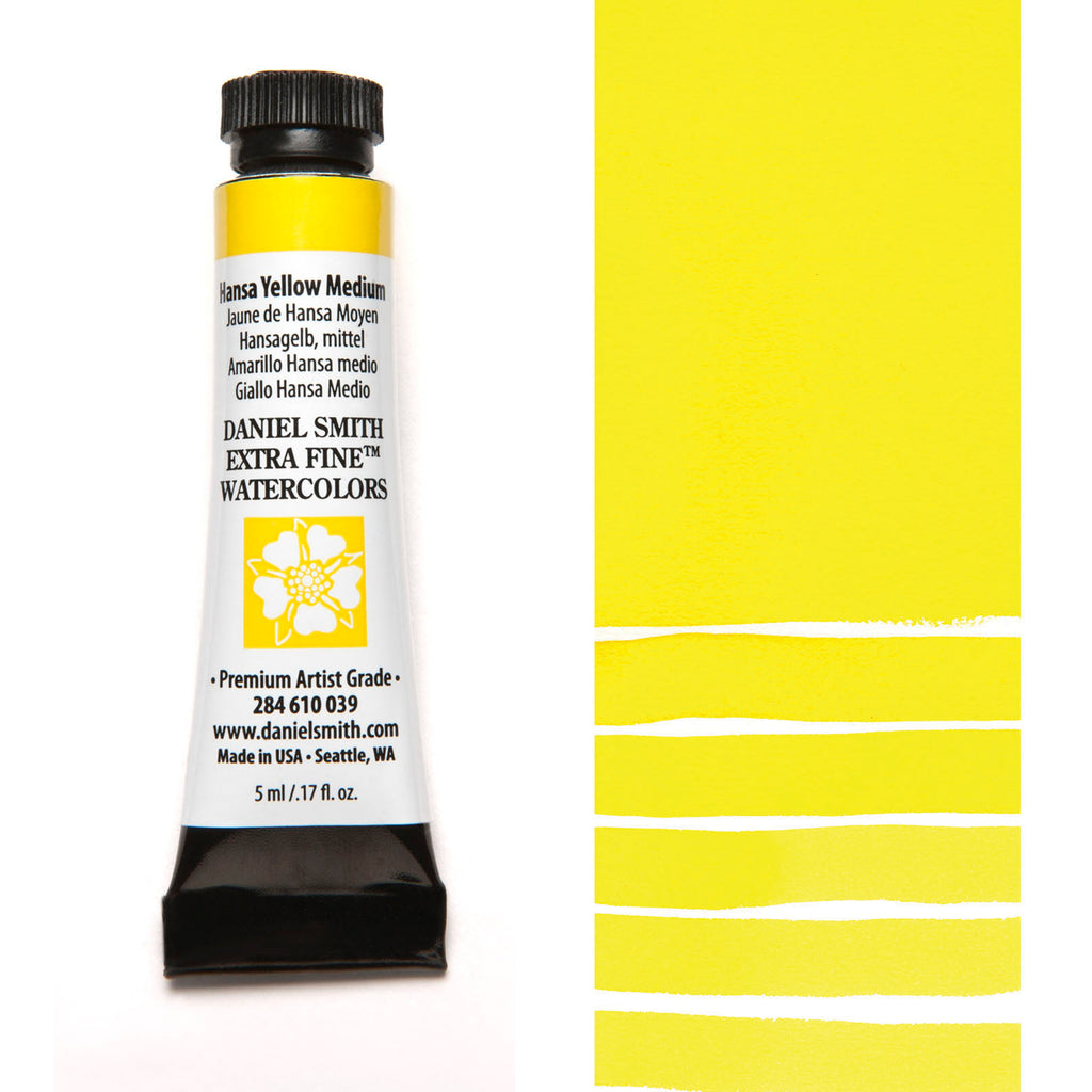 Daniel Smith Extra Fine Watercolours - 5ml - Hansa Yellow Medium