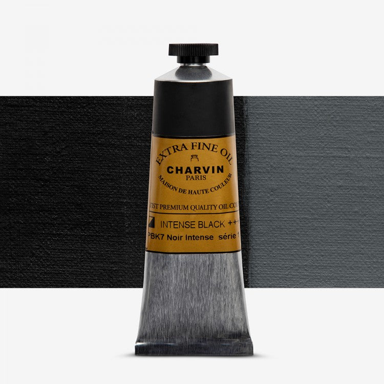 Charvin Extre Fine Artist Oil Paint 60ml - Intense Black