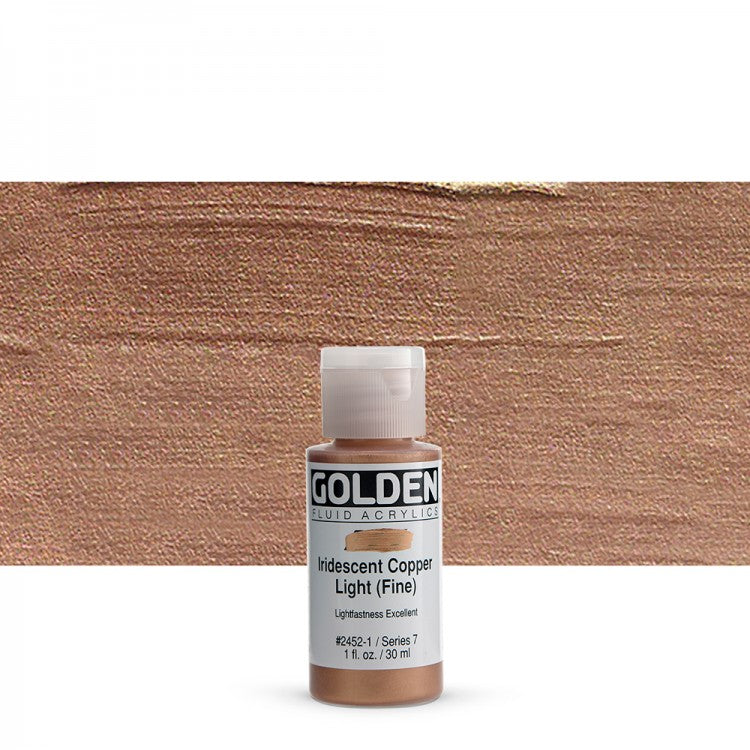 Golden Fluid Acrylics Iridescent Copper Light (fine)