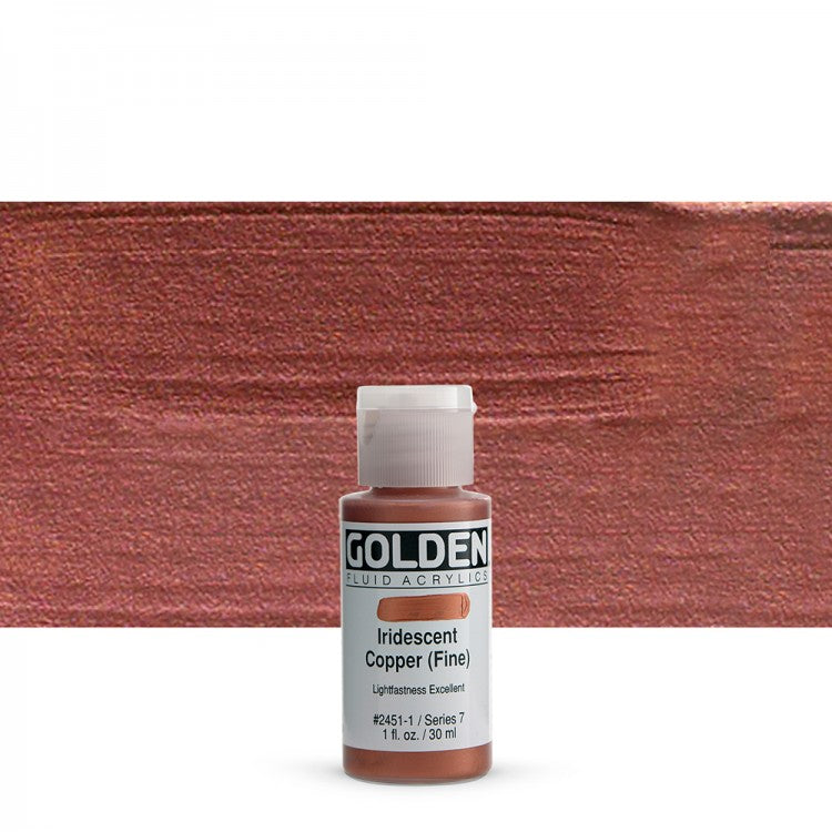 Golden Fluid Acrylics Iridescent Copper (fine)