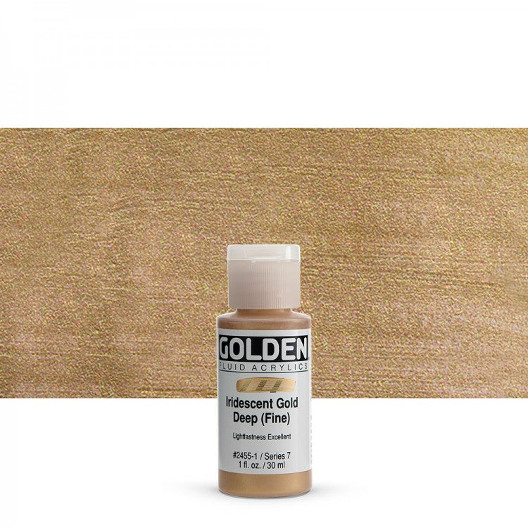 Golden : Heavy Body Acrylic Paint : 60ml : Gold Deep Fine Iridescent