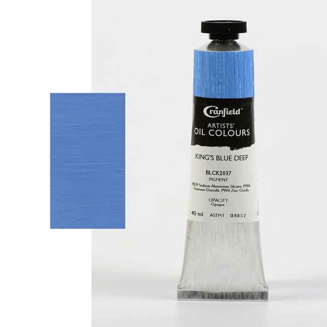 Cranfield Artist Oil Paints Kings Blue Deep