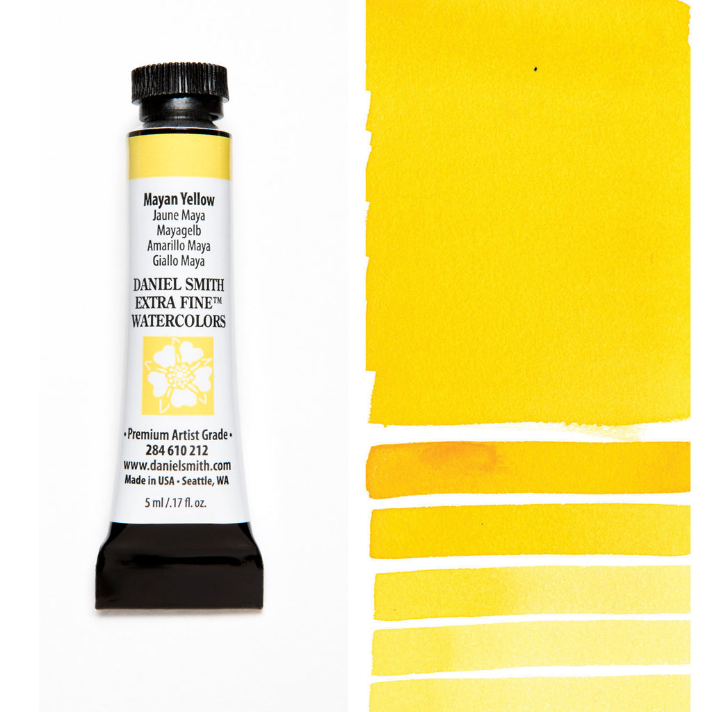 Daniel Smith Extra Fine Watercolours - 5ml - Mayan Yellow