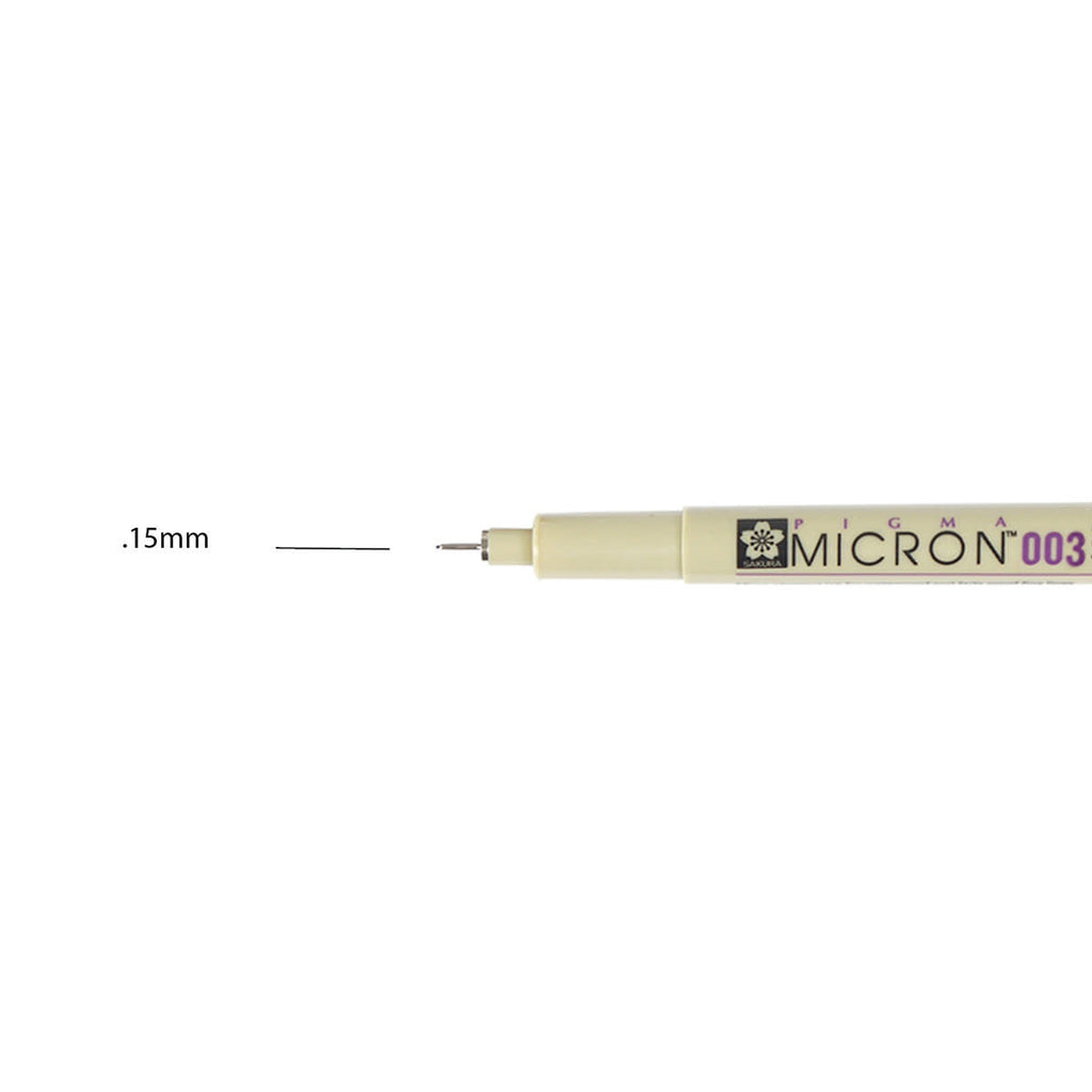 Sigma Pigma Micron Pens Black 003