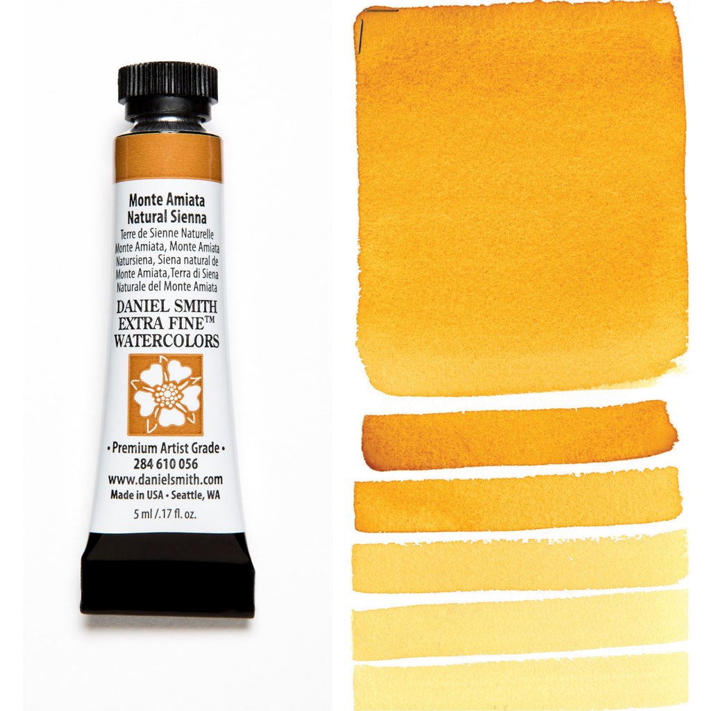 Daniel Smith Extra Fine Watercolours 5ml Monte Amiata Natural Sienna