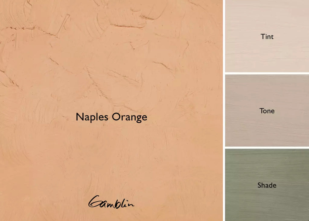 Gamblin Artist Oil paints Naples Orange