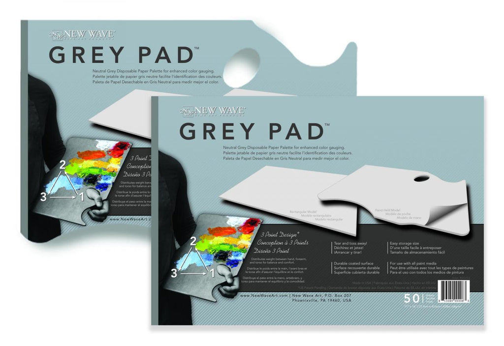 New Wave Tear Off Grey Palette pad