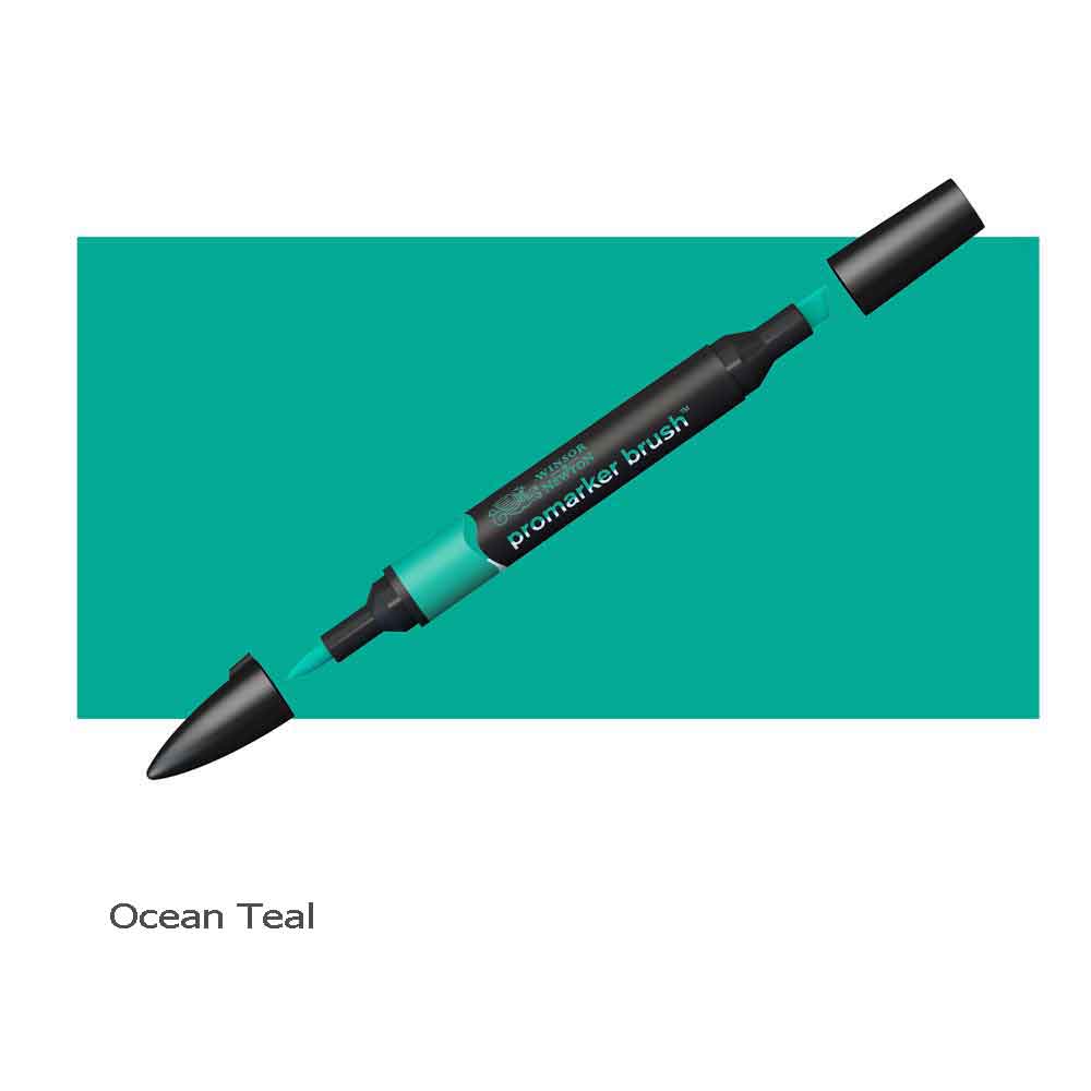 Winsor & Newton Pro Marker Brush Pen Ocean Teal
