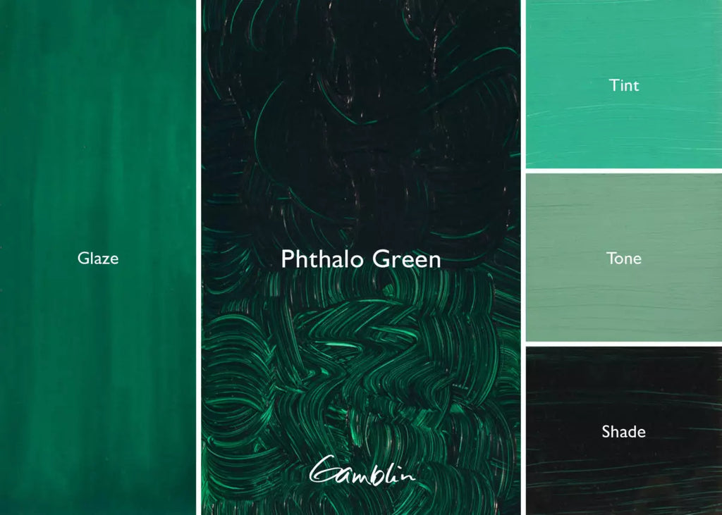 Gamblin Artist Oil paints Phthalo Green