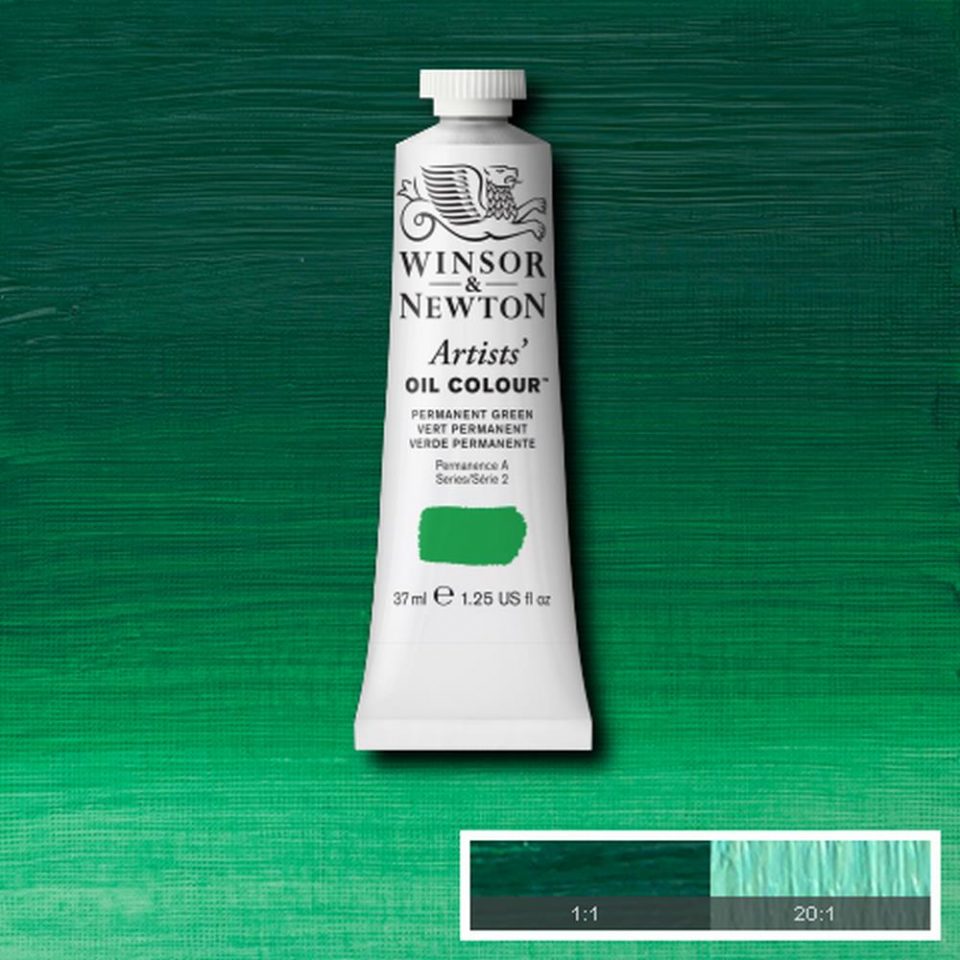 Winsor & Newton Artist Oil Paint Permanent Green