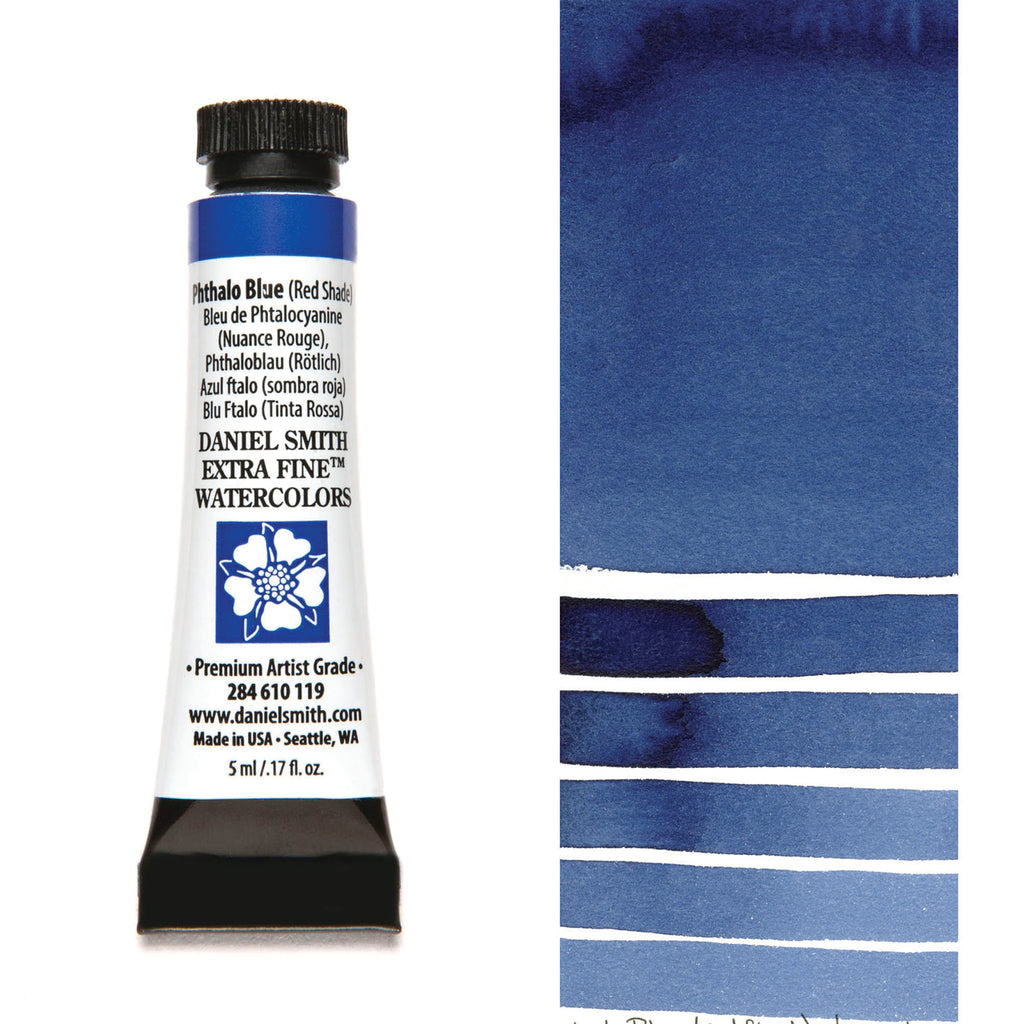 Daniel Smith Extra Fine Watercolours 5ml Phthalo Blue (Red Shade)