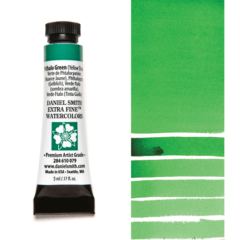 Daniel Smith Extra Fine Watercolours - 5ml - Phthalo Green Yellow Shade