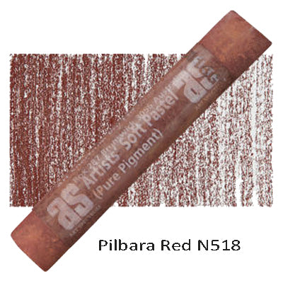 Art Spectrum Artists' Soft Pastels Pilbara Red N518