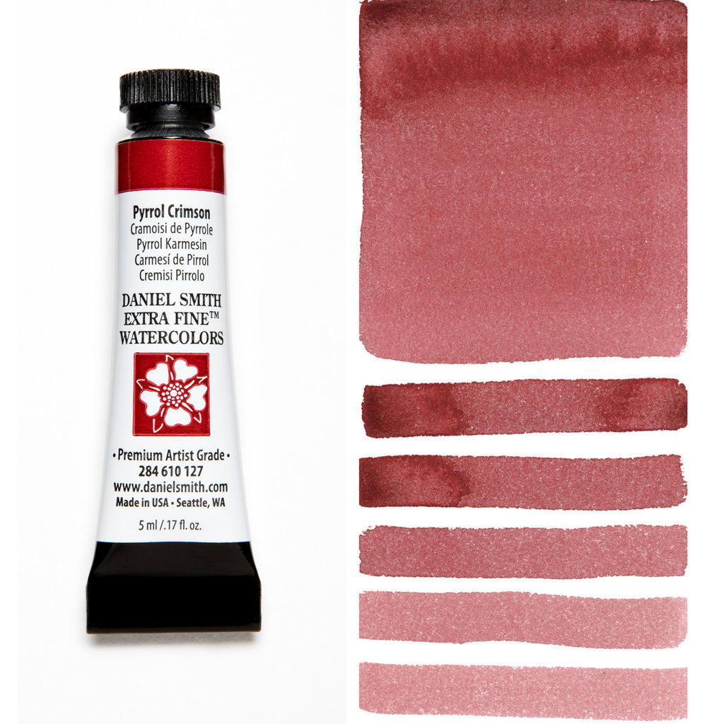 Daniel Smith Extra Fine Watercolours 5ml Pyrrol Crimson