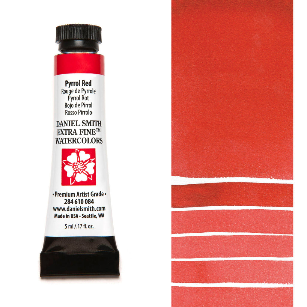 Daniel Smith Extra Fine Watercolours - 5ml - Pyrrol Red