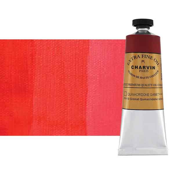 Charvin Extra Fine Artist OIl Paint Quinacridone Garnet