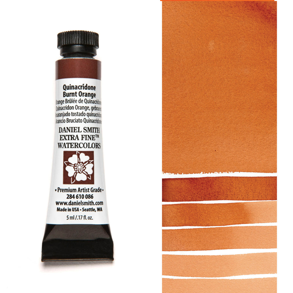 Daniel Smith Extra Fine Watercolours 5ml Quinacridone Burnt Orange