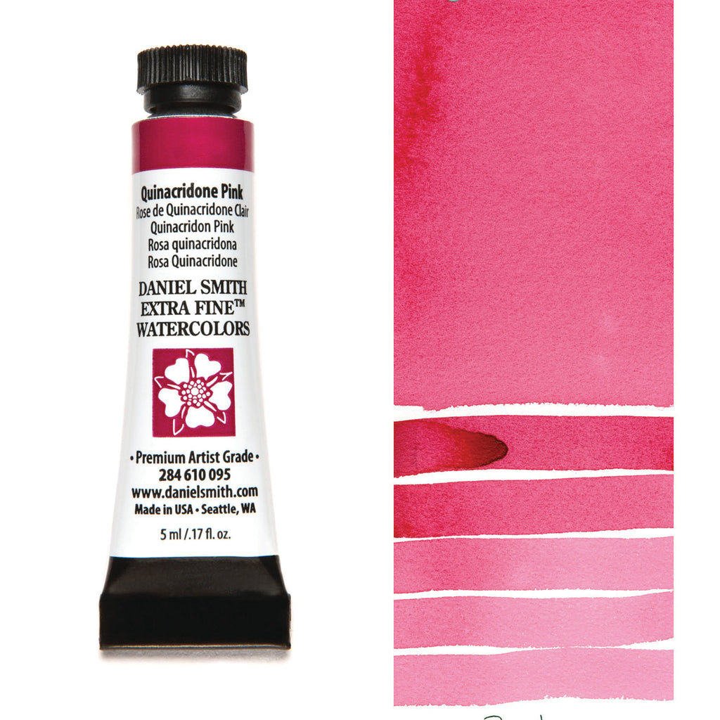 Daniel Smith Extra Fine Watercolours - 5ml - Quinacridone Pink