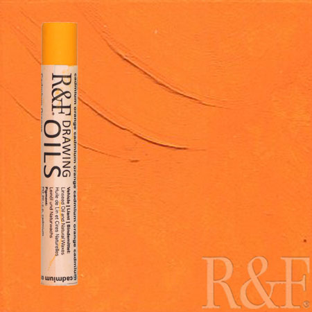R&F Drawing Oils Cadmium Orange
