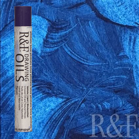R&F Drawing Oils Phthalo Blue