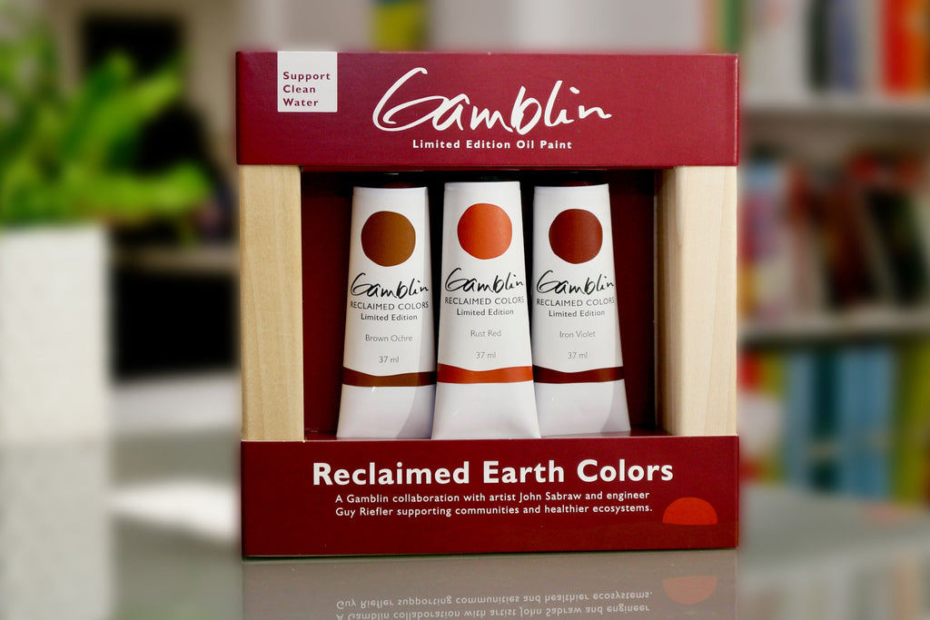 Gamblin Artist Oil Paints Reclaimed Earth colour set of 3