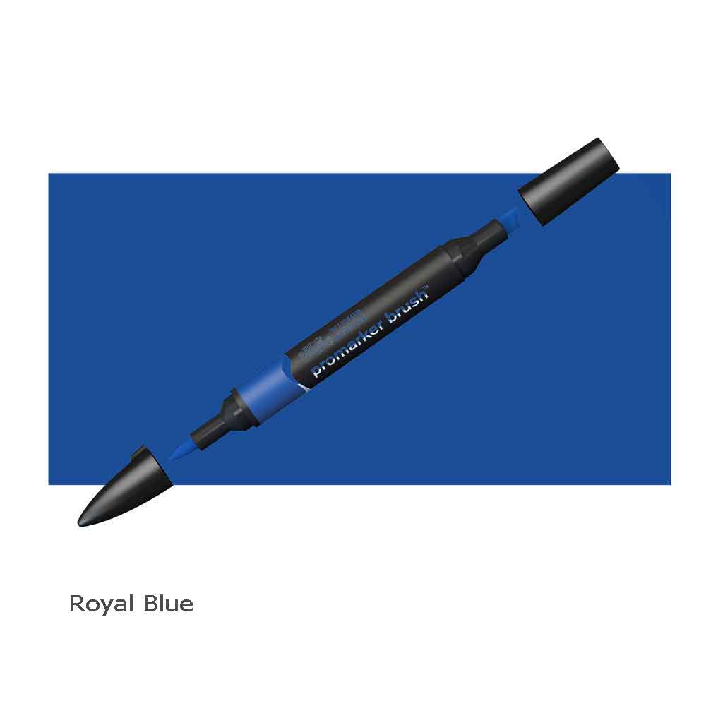 Winsor & Newton Pro Marker Brush Pen Royal Blue