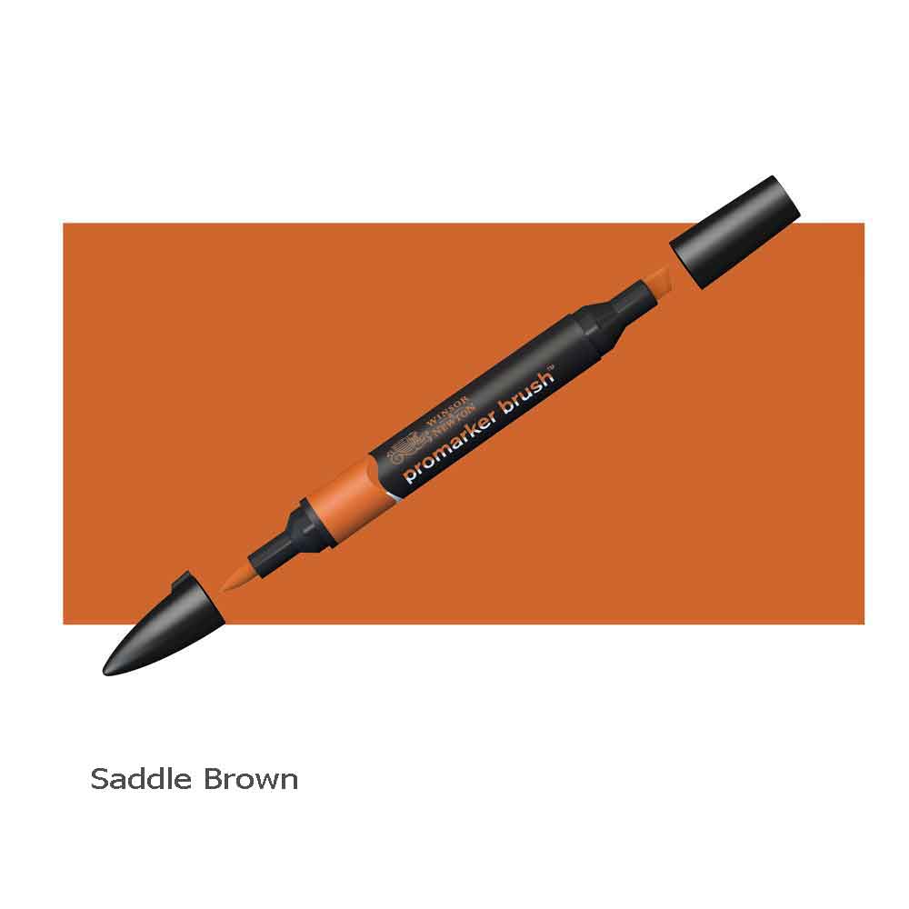 Winsor & Newton Pro Marker Brush Pen Saddle Brown