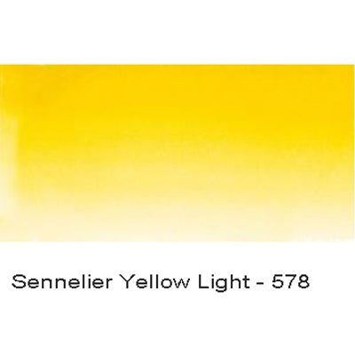 Sennelier L'Aquarelle Artist Watercolour paint 10ml Sennelier Yellow Light 578