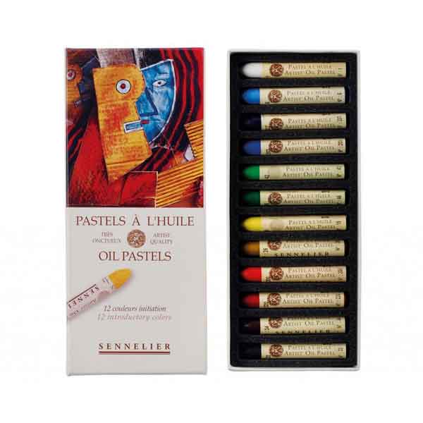 Sennelier Oil Pastels do not ever completely dry and remain heat sensitive because they are made using a unique blend of natural waxes.  Recommend that oil pastel work is sealed with oil pastel fixative. 