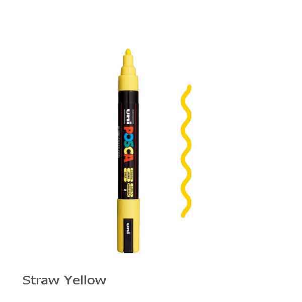 Posca PC-5M Straw Yellow