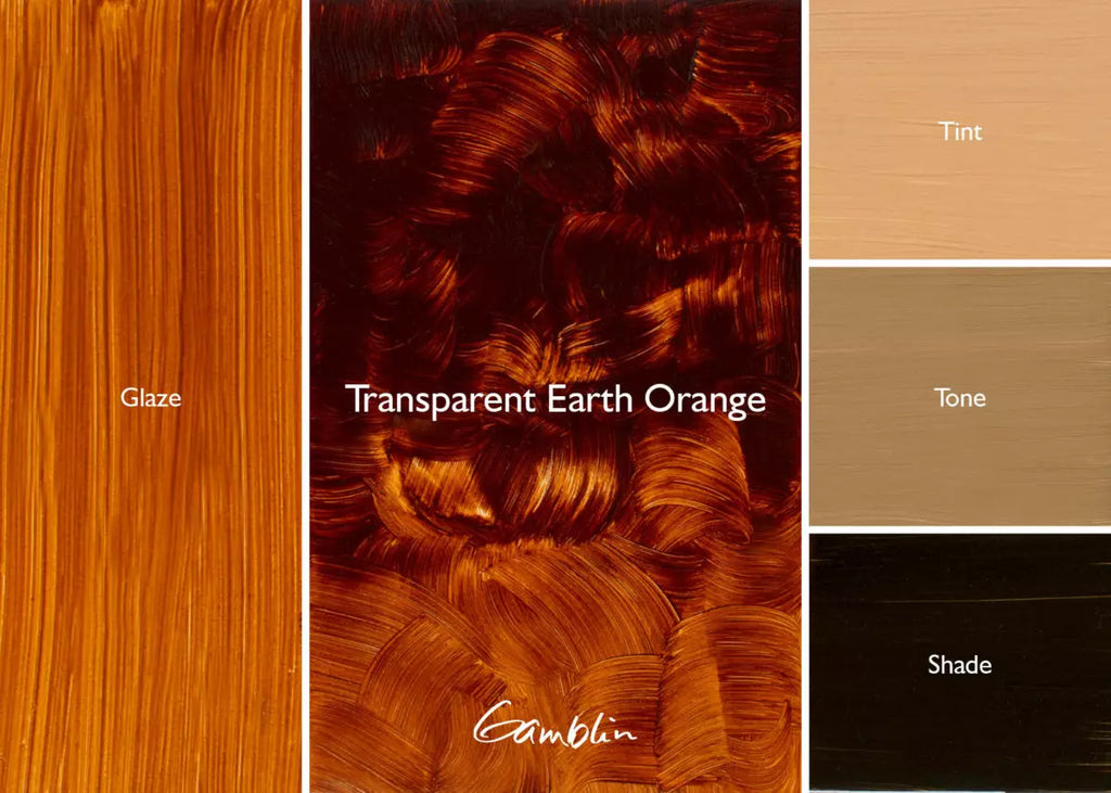 Gamblin Artist Oil paints Transparent Earth Orange