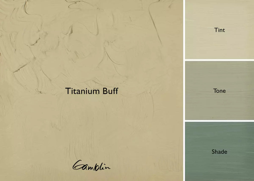 Gamblin Artist Oil Titanium Buff
