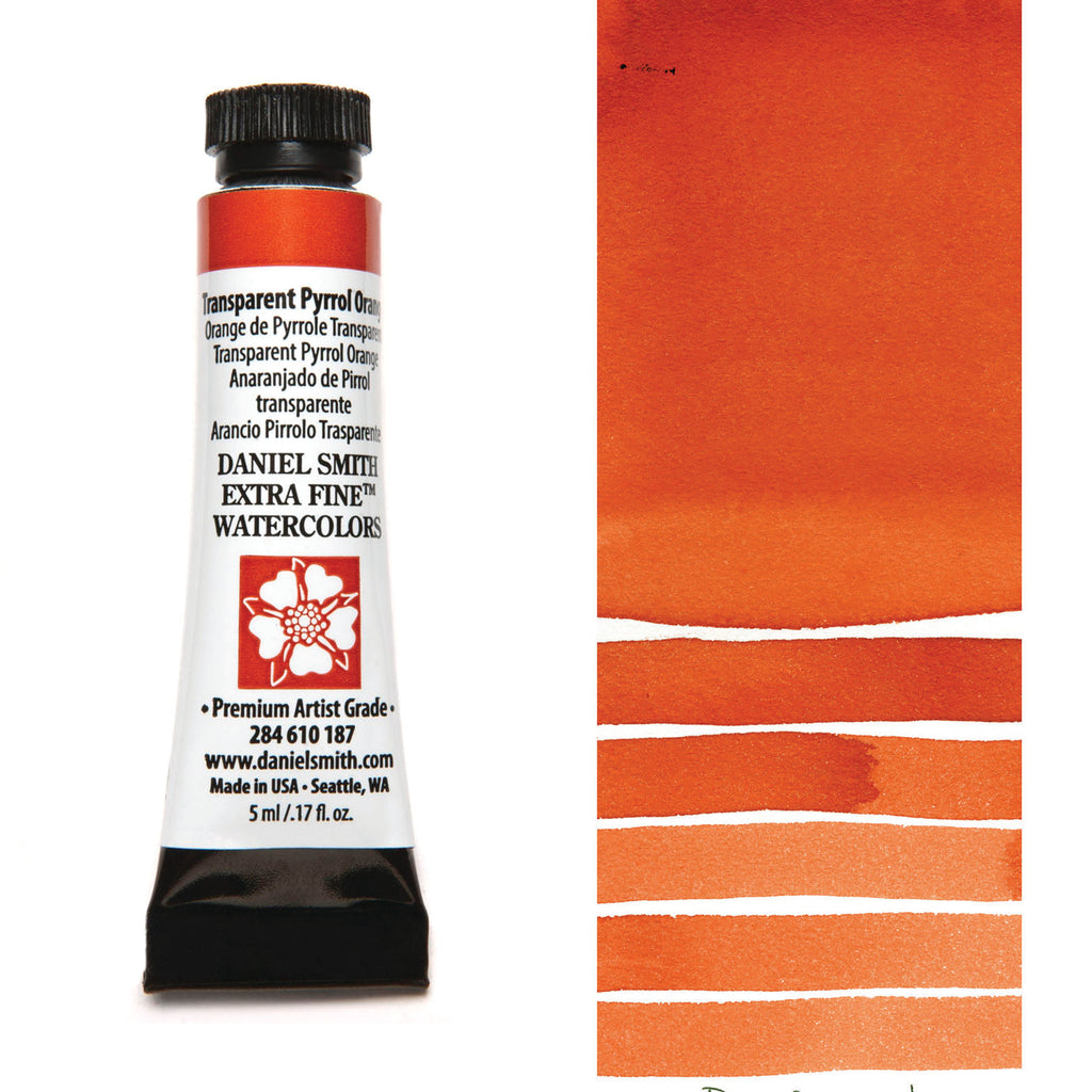Daniel Smith Extra Fine Watercolours 5ml Transparent Pyrrol Orange