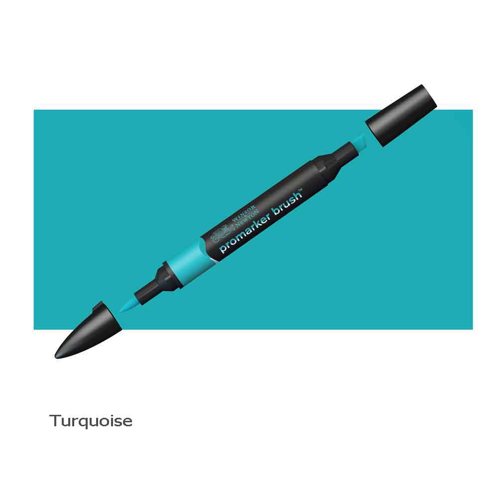 Winsor & Newton Pro Marker Brush Pen Turquoise