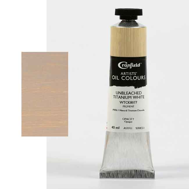 Cranfield Artist Oil Paints Unbleached Titanium