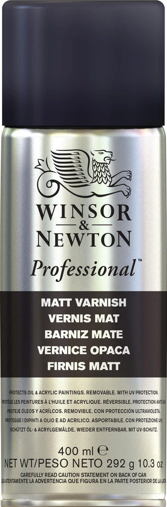 Winsor & Newton Artists' Spray Varnish Matte finish.