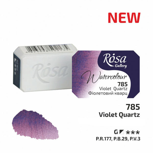 Rosa Gallery Fine Watercolours Full Pan Violet Quartz 785