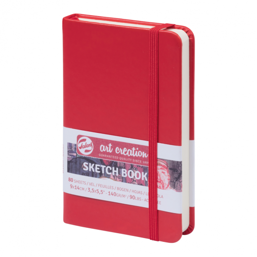 Royal Talens Art Creation Sketchbook 9x14cm Red