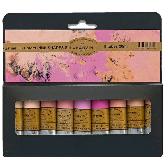 Charvin 20ml set of 9 pink shades