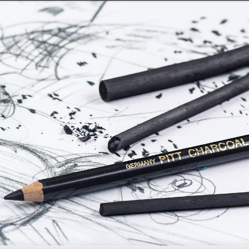 Faber Castel Pitt Black Charcoal Pencil